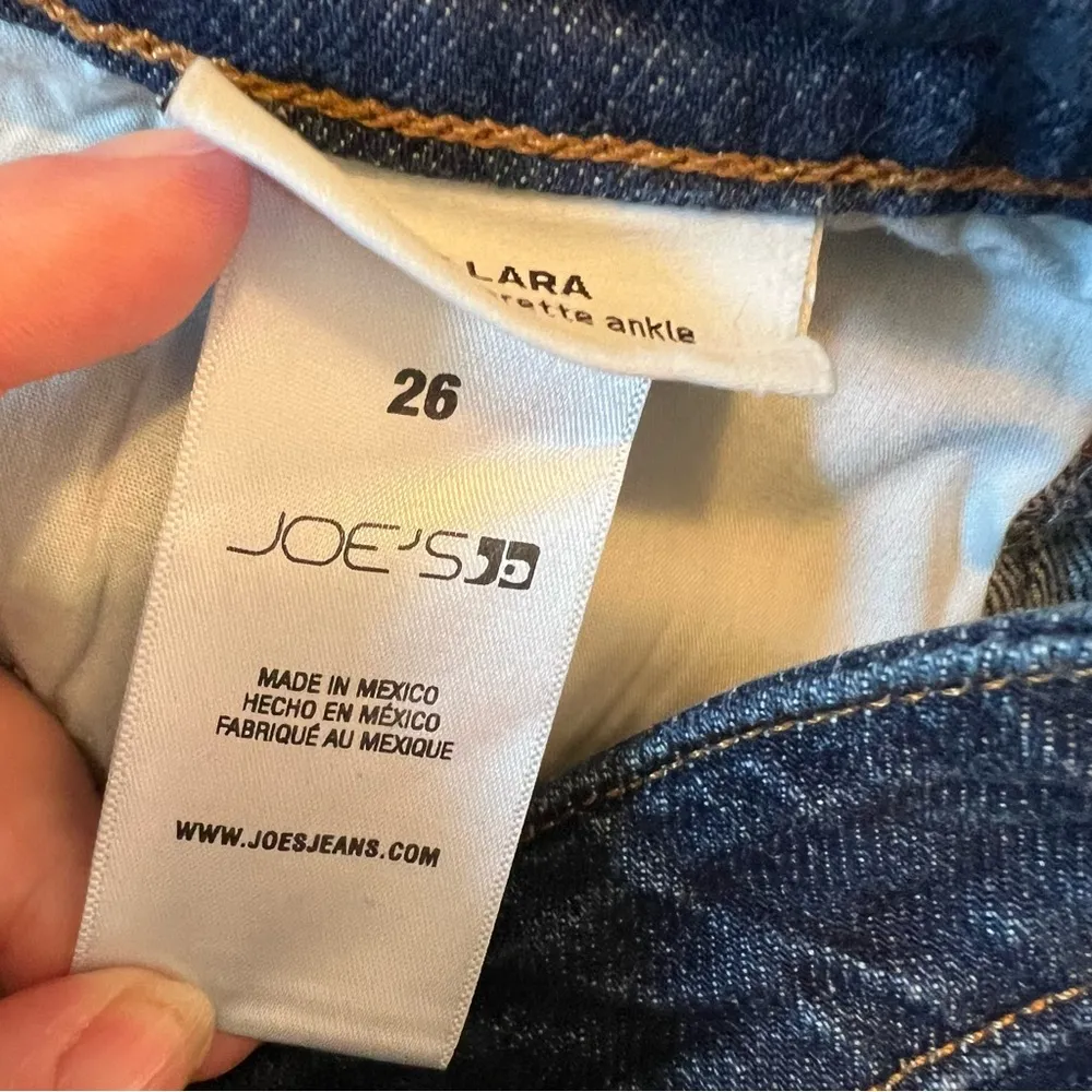 Joe’s Jeans The Lara Mid Rise Cigarette Ankle Jean Dark Wash 26 - Image 11