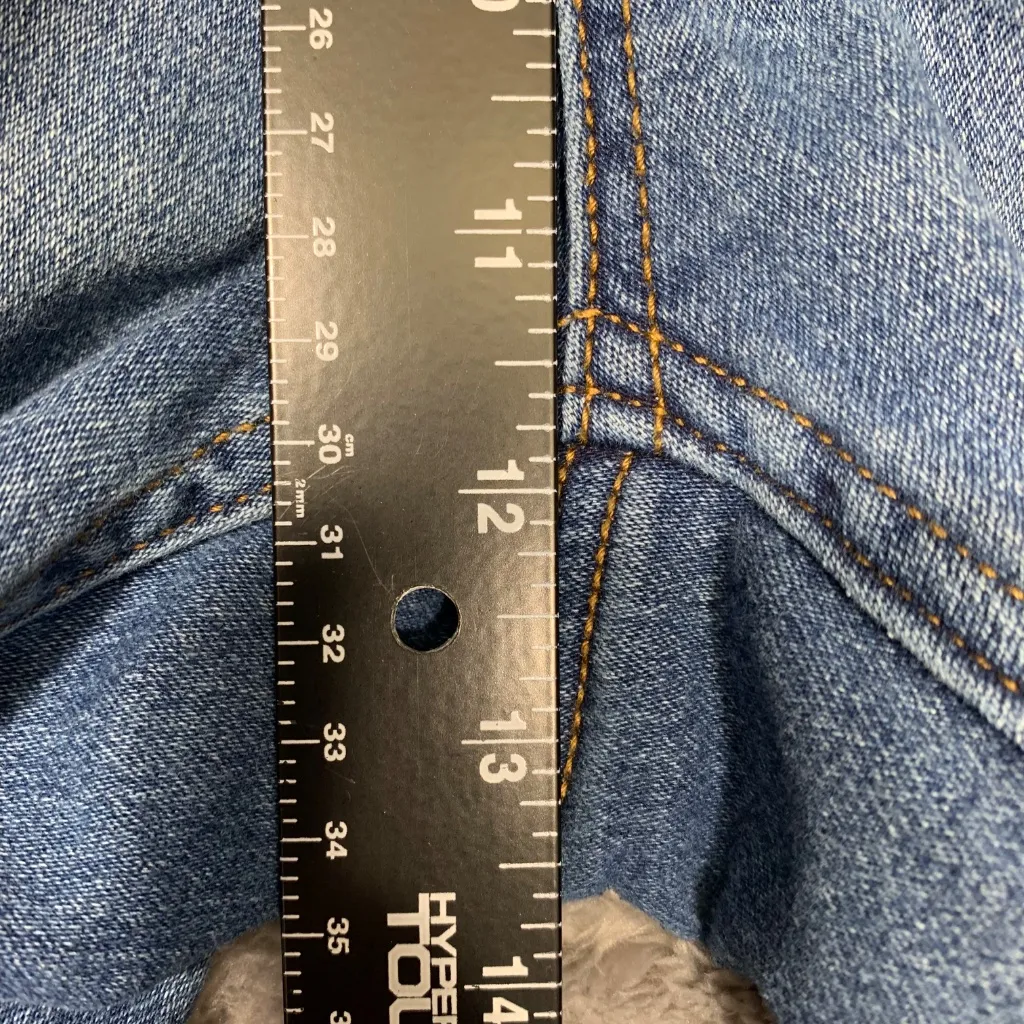 True Craft Women’s 16W Stacked Waist Skinny Jeans Blue Stretch Denim Plus Size - Image 3