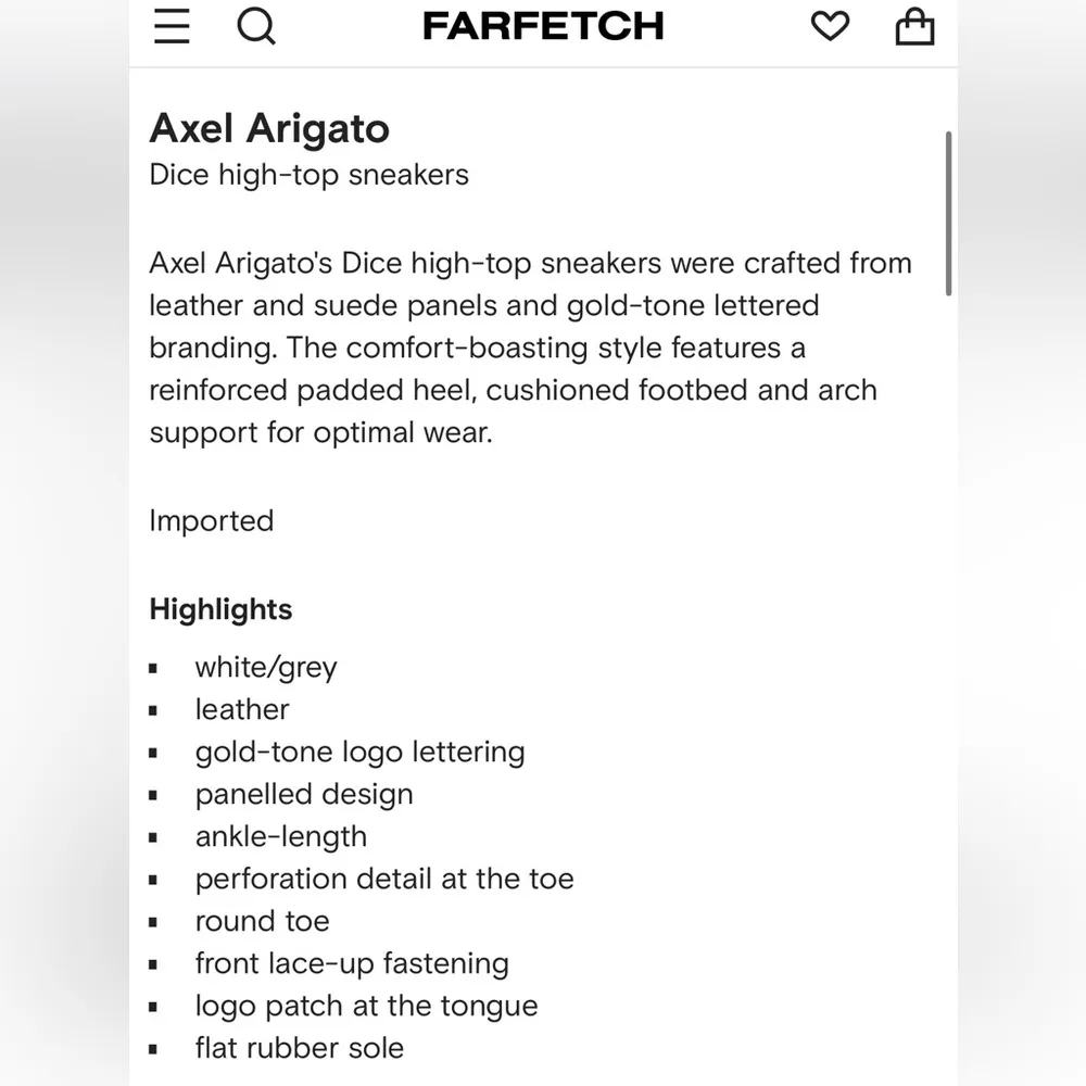 AXEL ARIGATO Dice high - Image 15