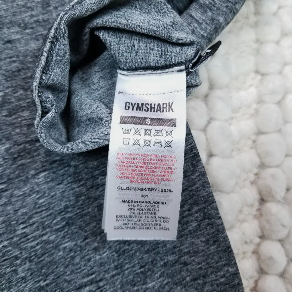 Gymshark Adapt Ombre Seamless Leggings Black Gray Sz Small - Image 6