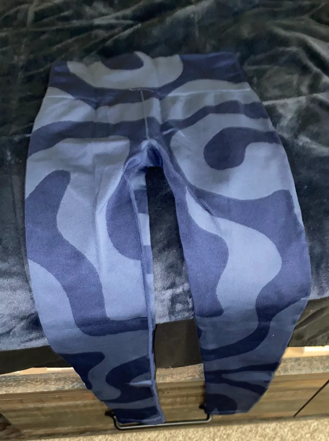 Navy blue swirl  leggings - Image 2