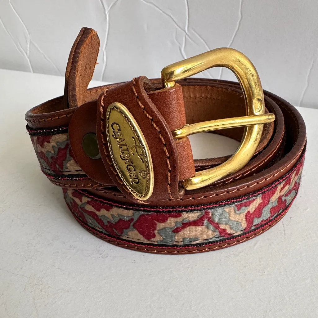 🇮🇹 Unisex Brown leather belt Challenge Made in Italy. - Image 3