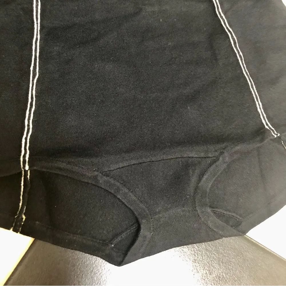 NWT Monrow Knit Sweater Shorts Boyshort Athletic Hot Pants Mini Shorts Black szL Size L - Image 9