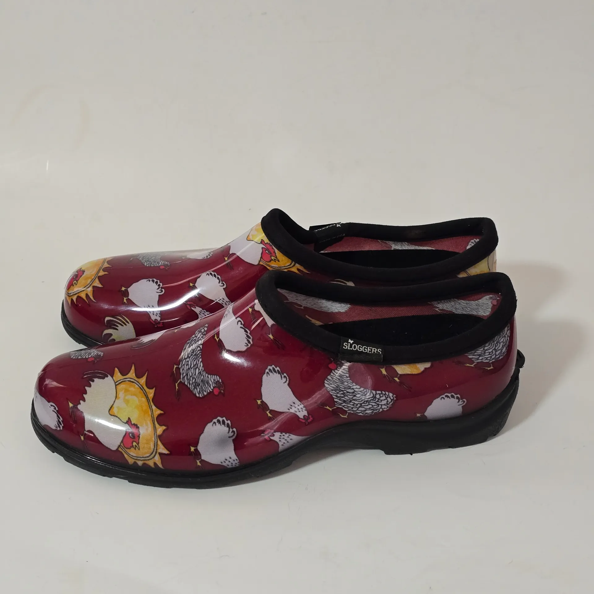 Sloggers Chicken Barn Red Waterproof Garden Slip On Clogs Size 11 Outdoor - Image 5