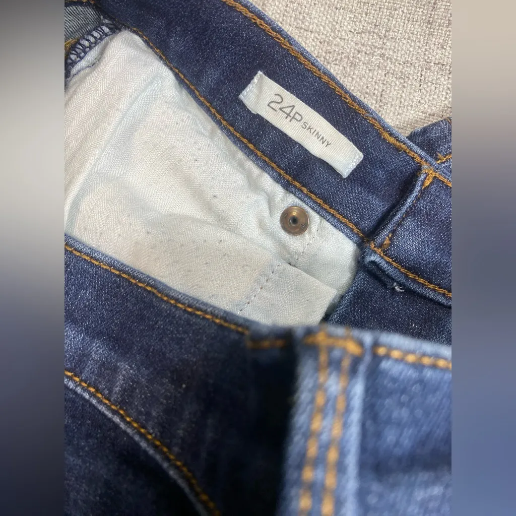 Banana Republic Blue Skinny Jeans size 24 Petite - Image 5
