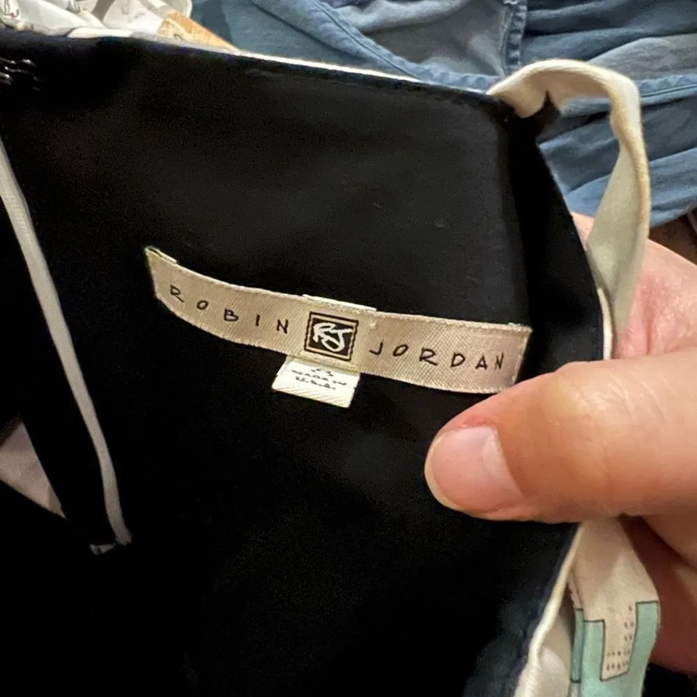 Robin Jordan ladies of the town dress 8 Gray - Image 3