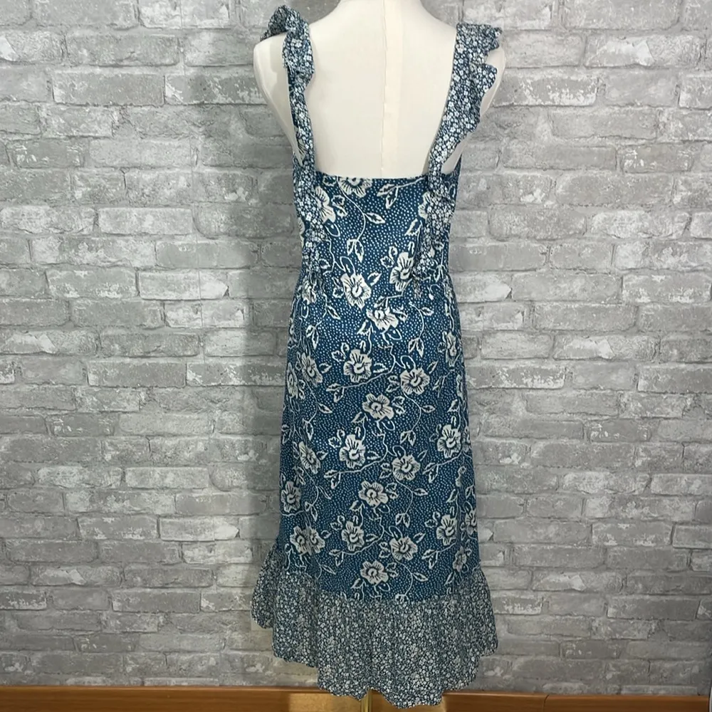 Paige Poppy Dress in Navy Multi Mix - Image 5