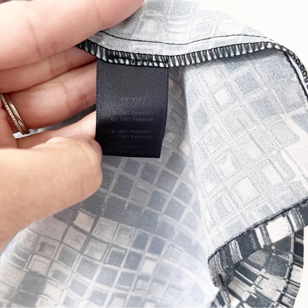 Clover Canyon Abstract Paisley Long Sleeve Mini Dress in Multicolor - Image 6