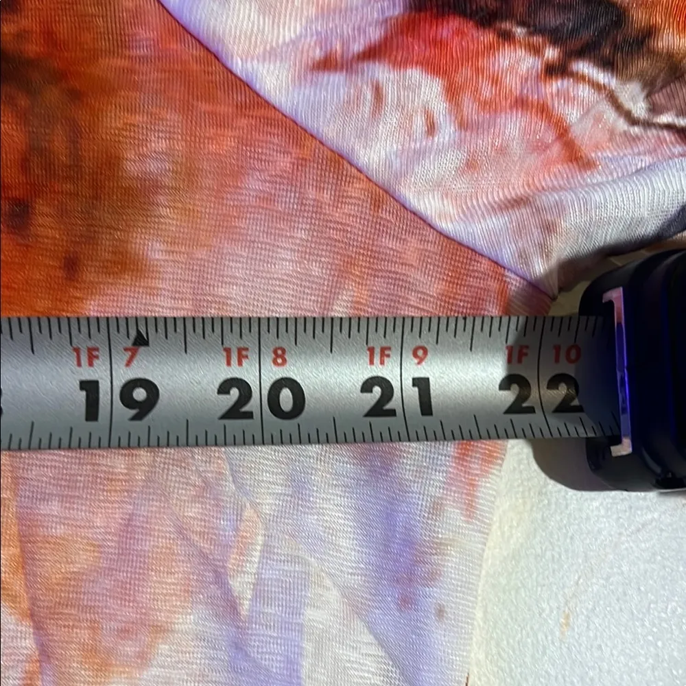 Parsley & Sage Artistic Red and Green Shirt size L Size L - Image 9