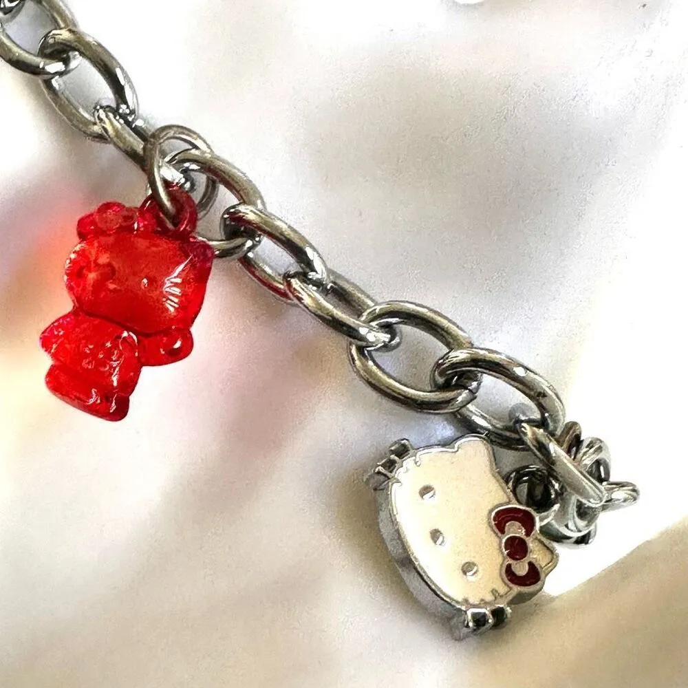 Sanrio Hello Kitty red charm bracelet - Image 3