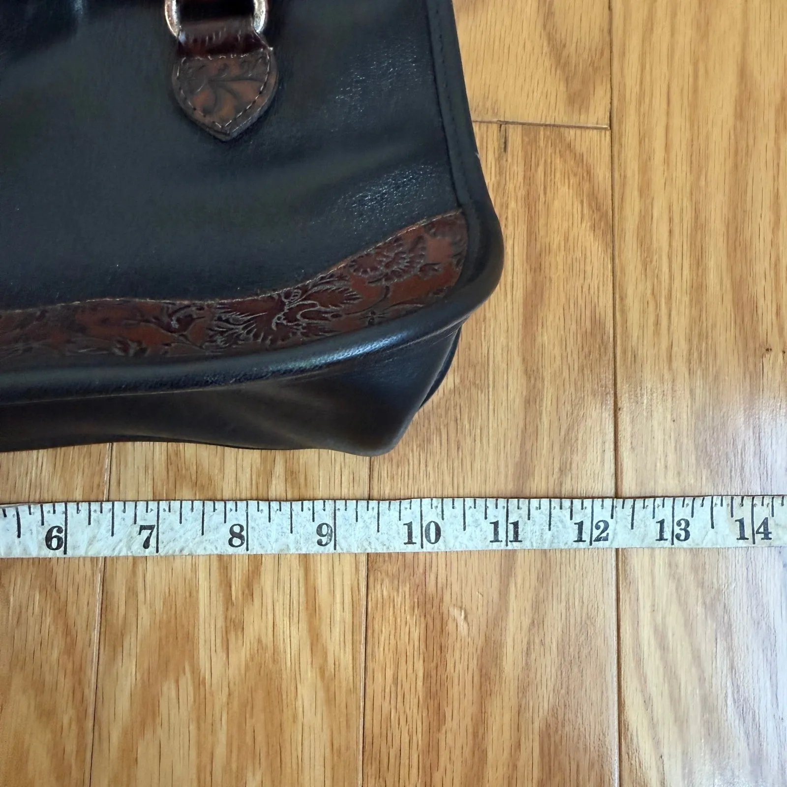 Brighton Brighton Marsella Fiori Floral‎ Embossed Flap Crossbody Bag Heart Charm - Image 10