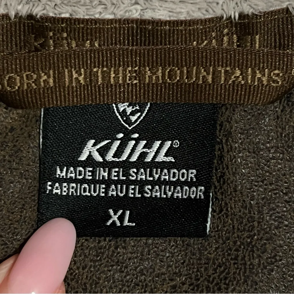 KUHL Born in the mountains Full Zip plush fleece Jacket, size XL - Image 2
