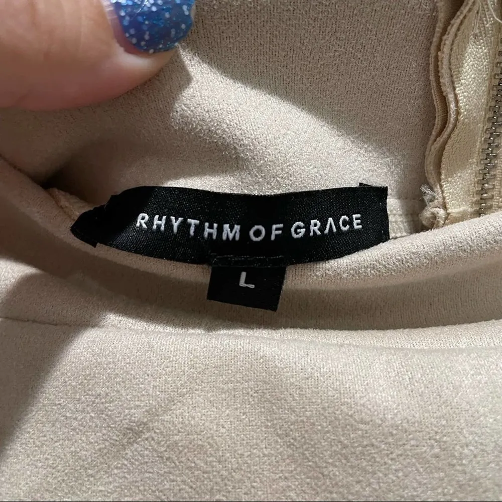 Rhythm and Grace Lace Up Mini Skirt Size Large - Image 7