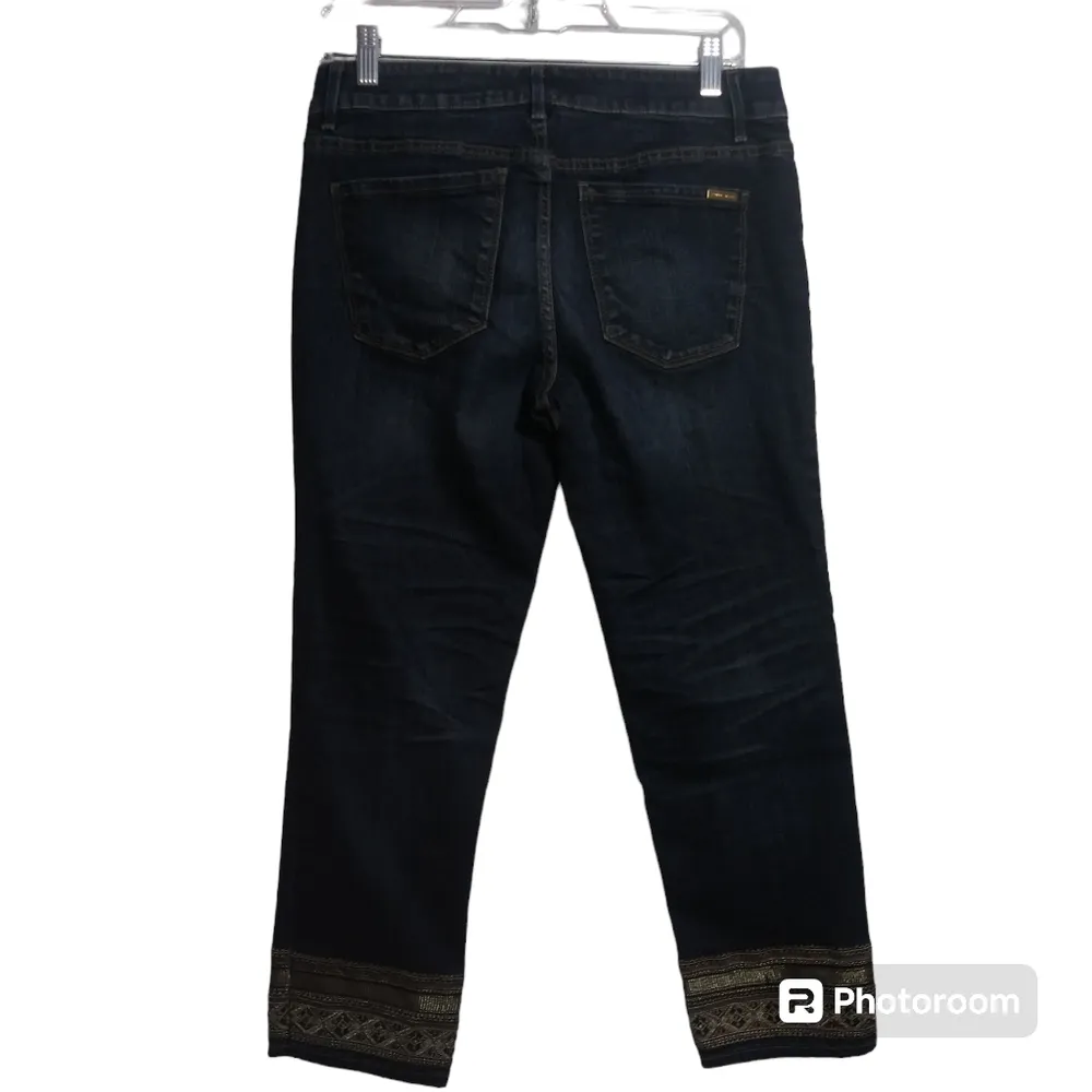 WHBM Straight Crop Jeans Womens Medium Wash Blue Size 8P - Image 2