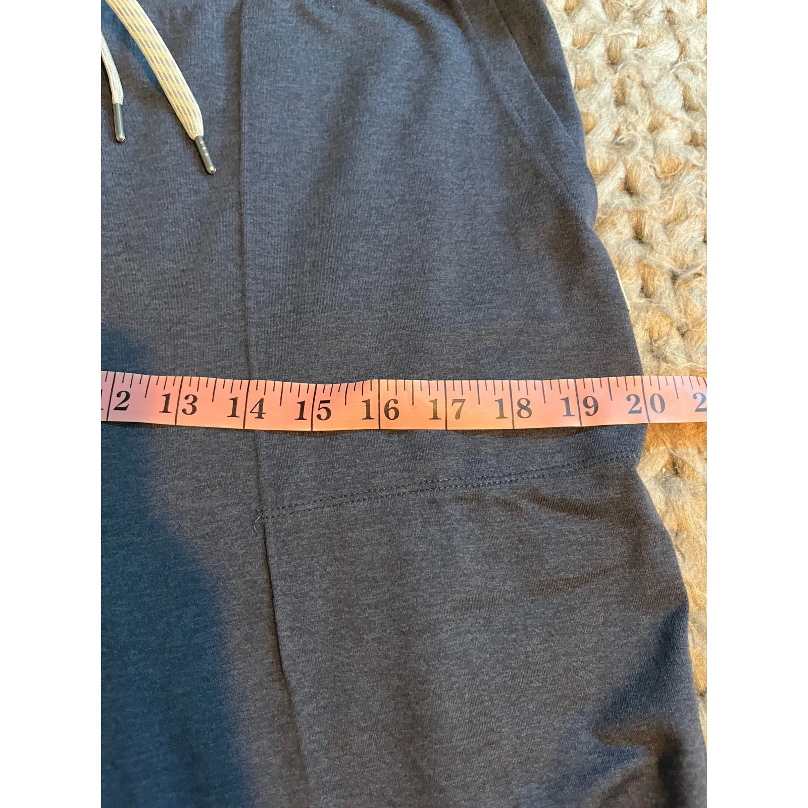 Vuori halo essential wide leg joggers blue coast heather size xl - Image 3