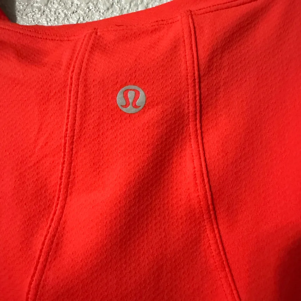 Lululemon Love Long Sleeve *Graphic size 16 in red - Image 8