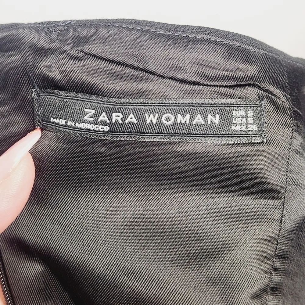 𝅺Zara Mini Tuxedo Vegan Leather Party Dress Size: S - Image 8