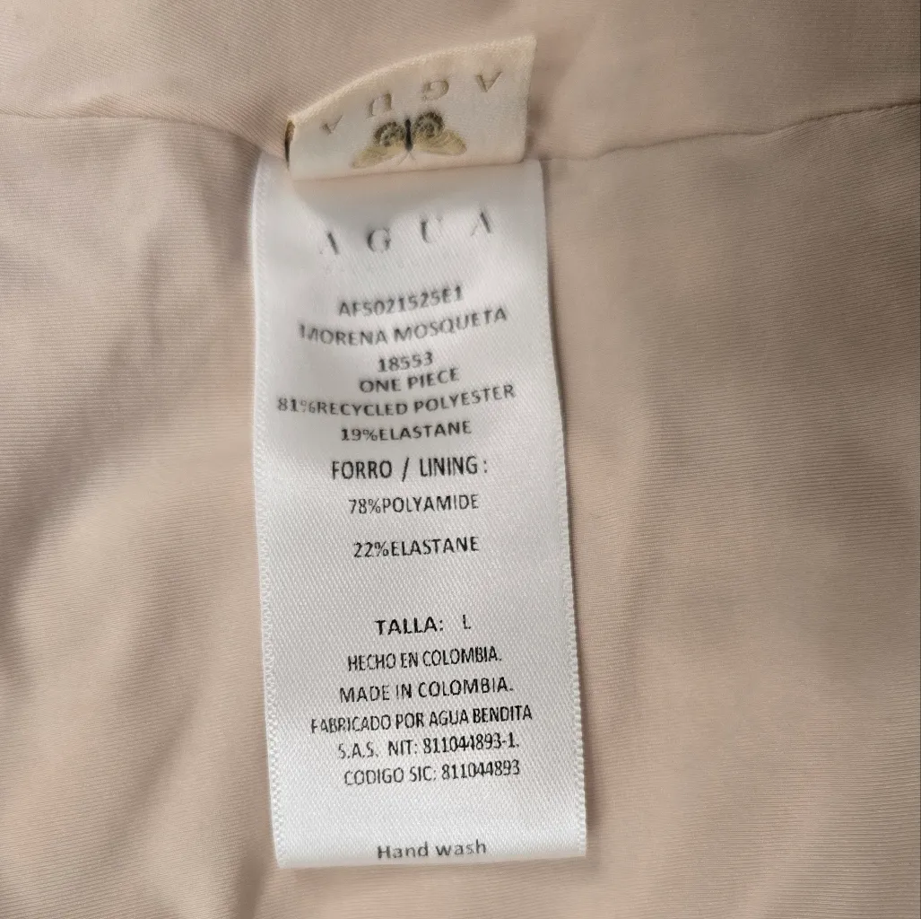 AGUA By Agua Bendita Morena Mosqueta One Piece Swimsuit Size L Size L - Image 9