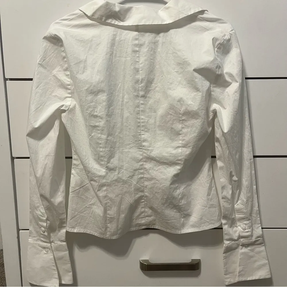 Garage White Alina Flyaway Long Sleeve Top - Image 4