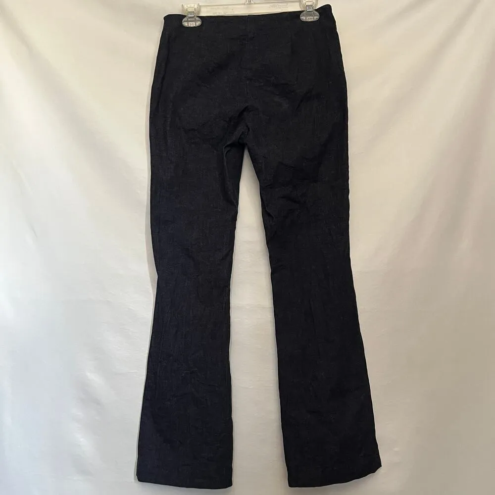 Boston Proper Denim Trouser Women Pants Size 6 Dark Wash Boot Cut Light Weight - Image 10