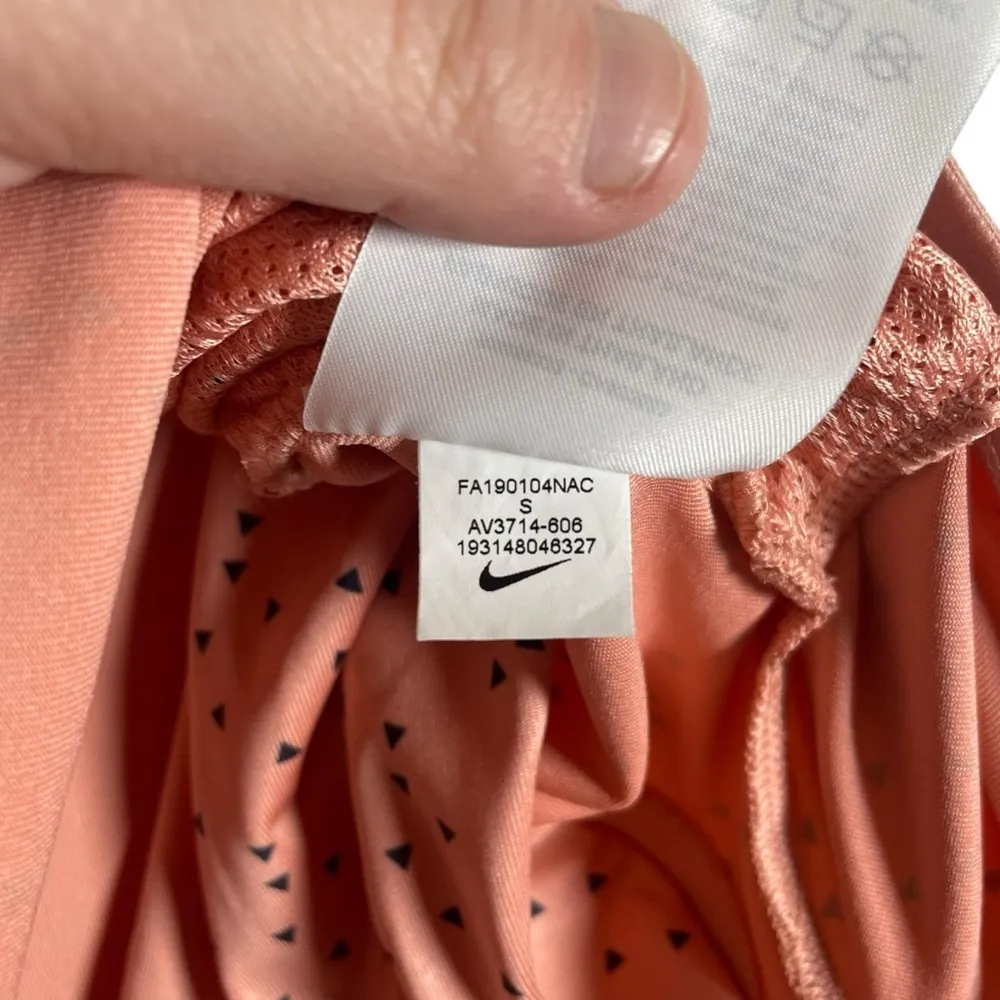 Nike Women’s Dri-Fit Triangle Printed Athletic Skort in Orange/Navy Size S - Image 6