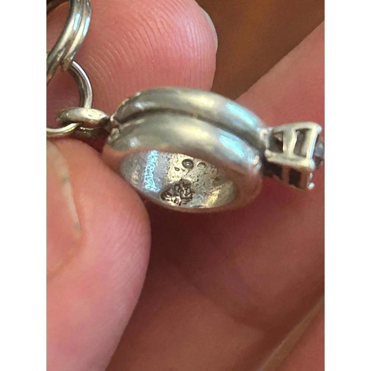 Bracelet charm pendant ring 925 Sterling silver amazing - Image 3