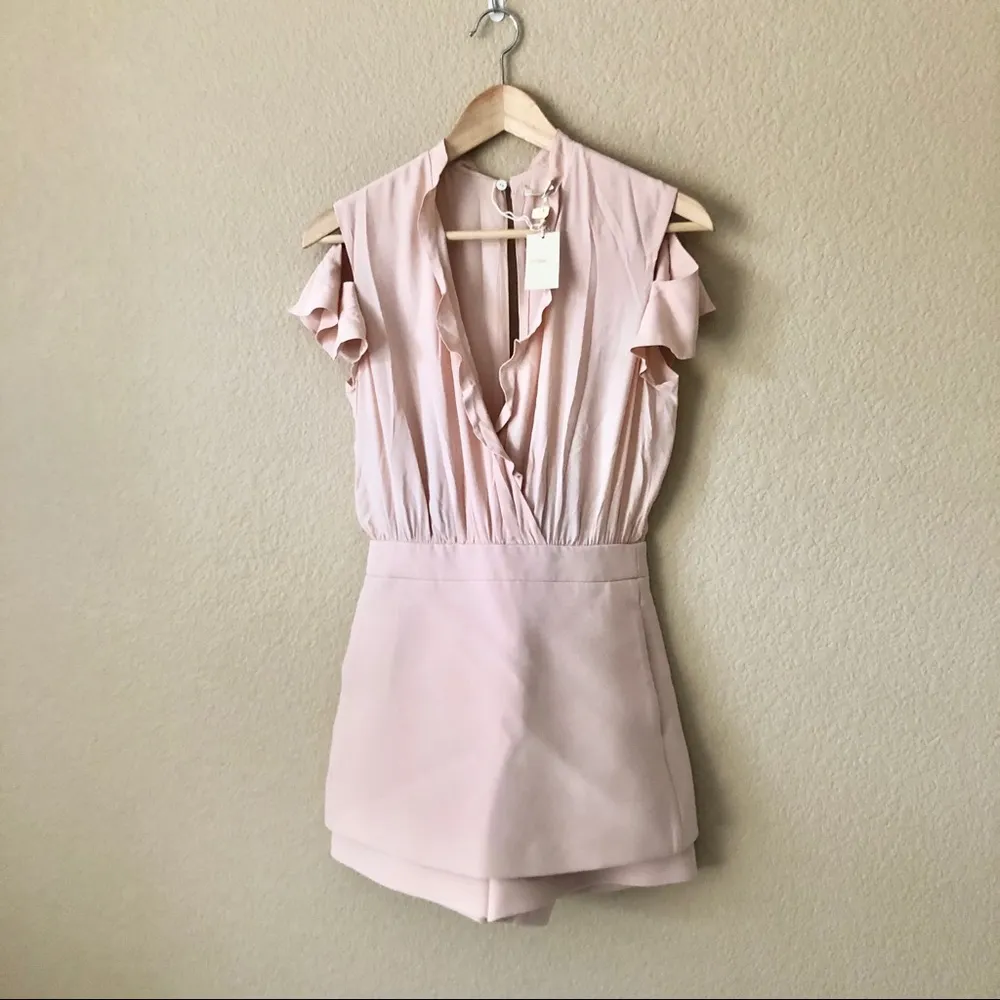 NWT maje ruffled playsuit jumpsuit romper - Image 25
