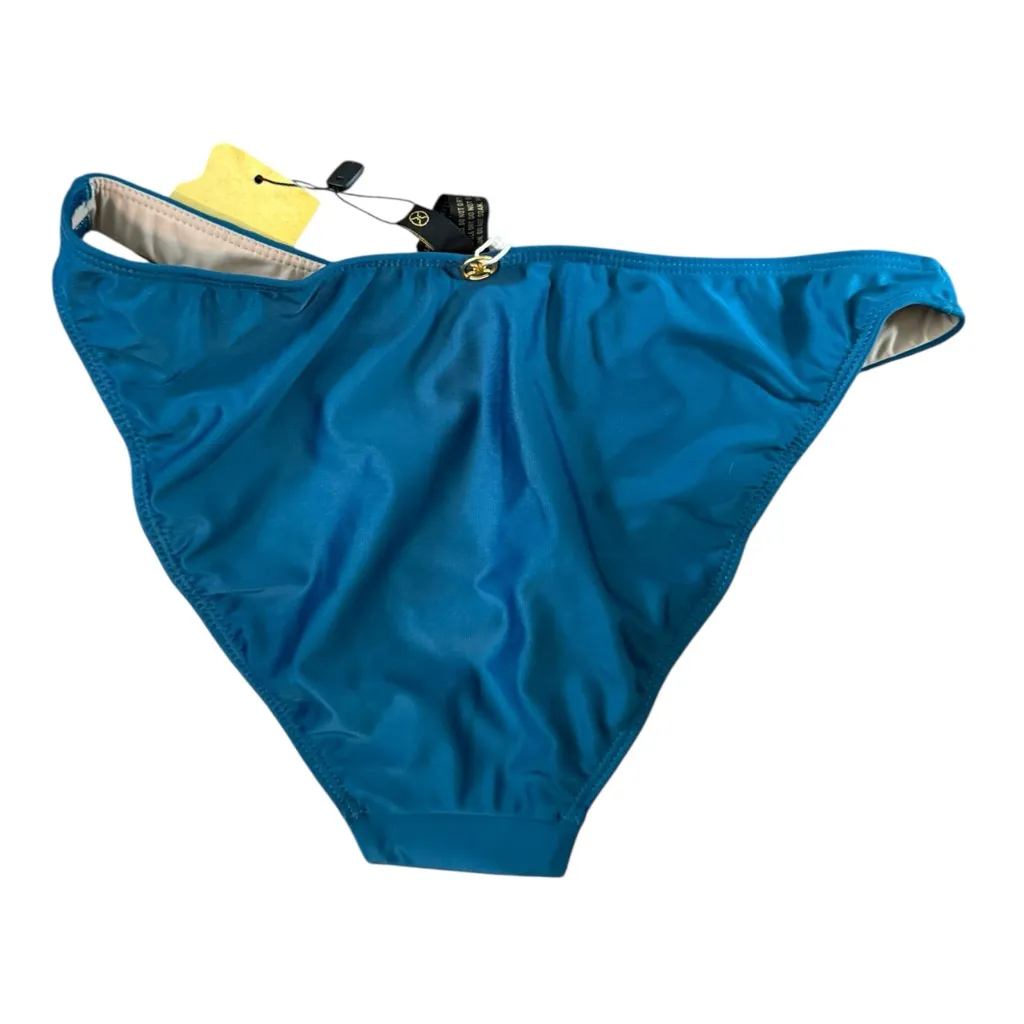 Vix Basic Bikini Bottom Full Coverage Large Blue Teal‎ - Image 2