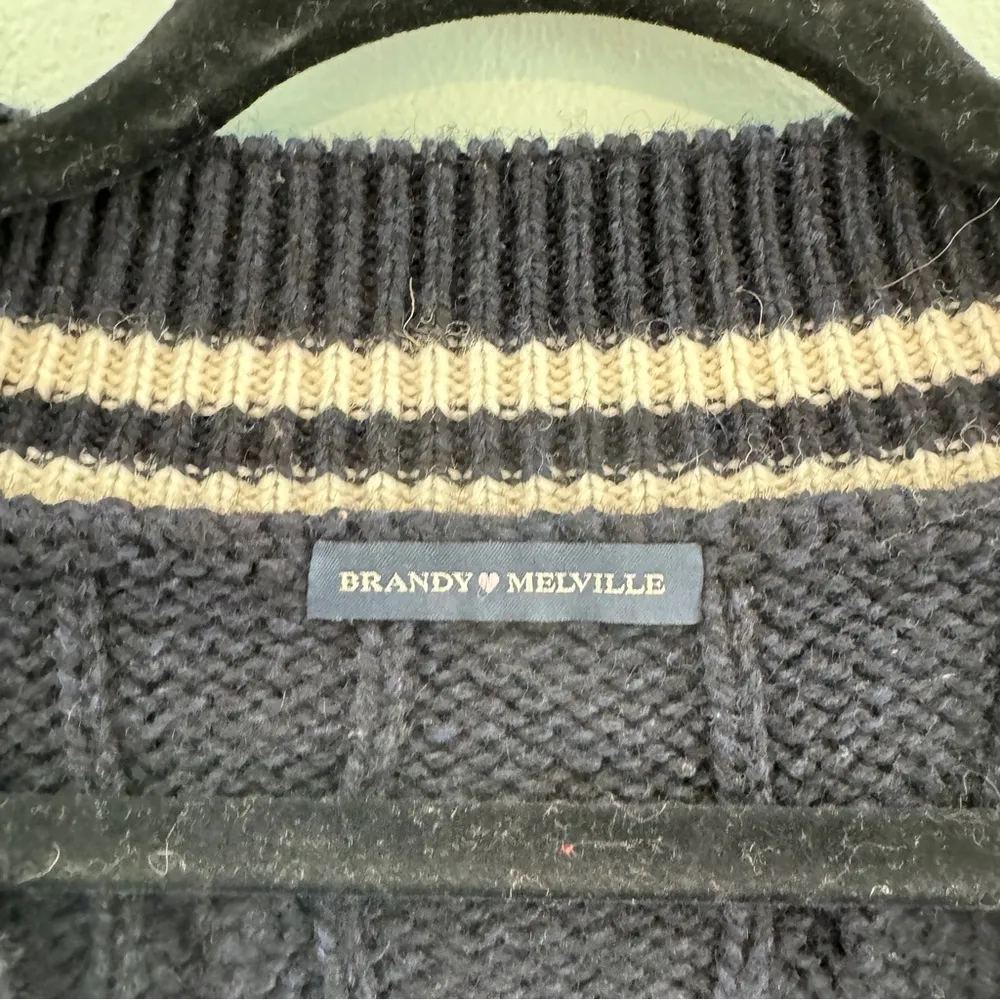 Brandy Melville Nikki Heavy Wool Stripe Sweater - Image 9