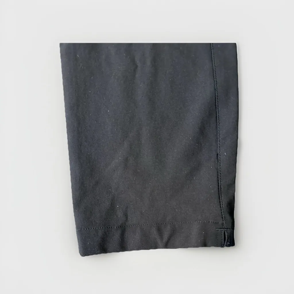 Slazenger Tech Golf Pants Womens 2 Black‎ Logo Hydro-Dri Performance Zip-Fly - Image 6