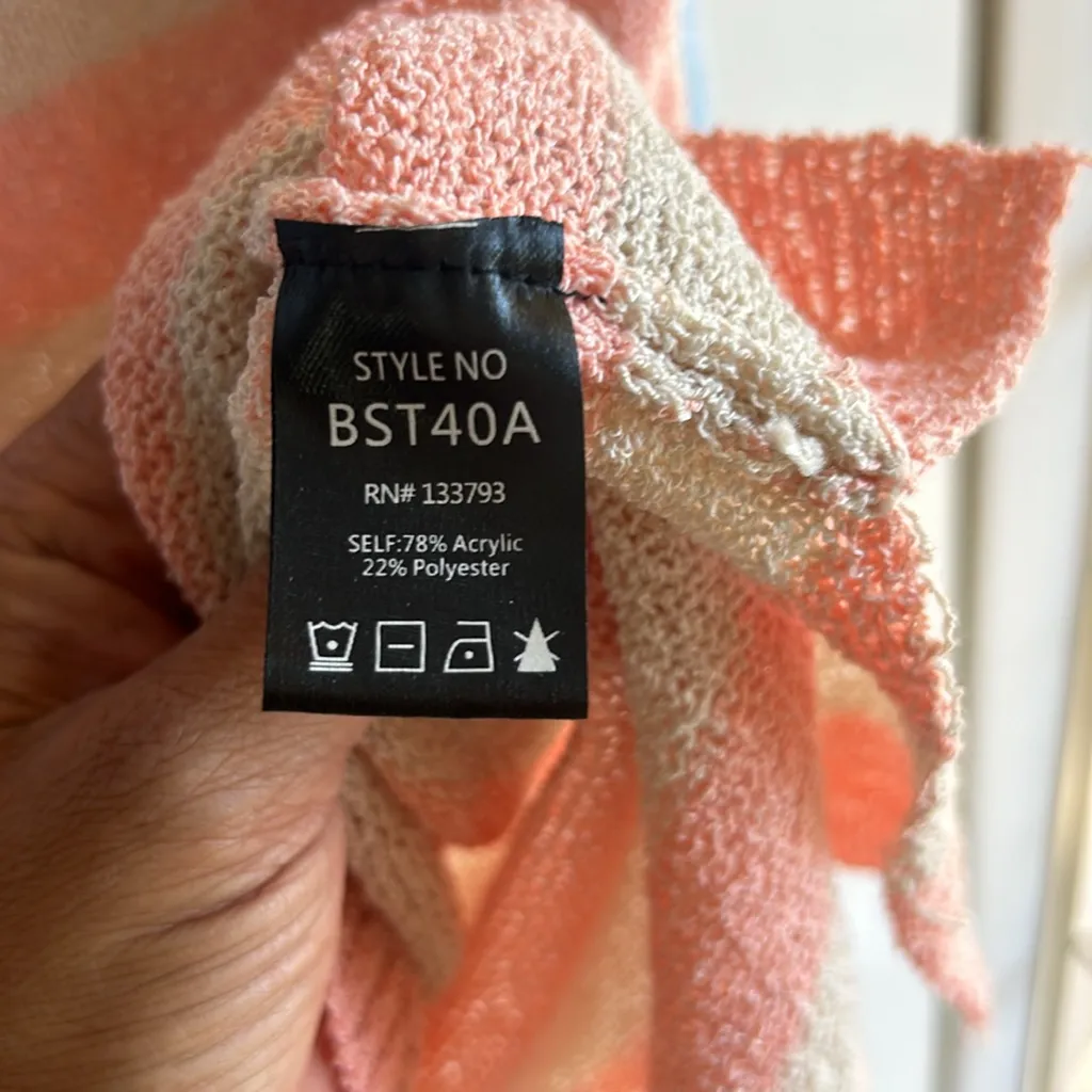 Vici American Flag Sweater - Blue, White, and Pink - Image 4