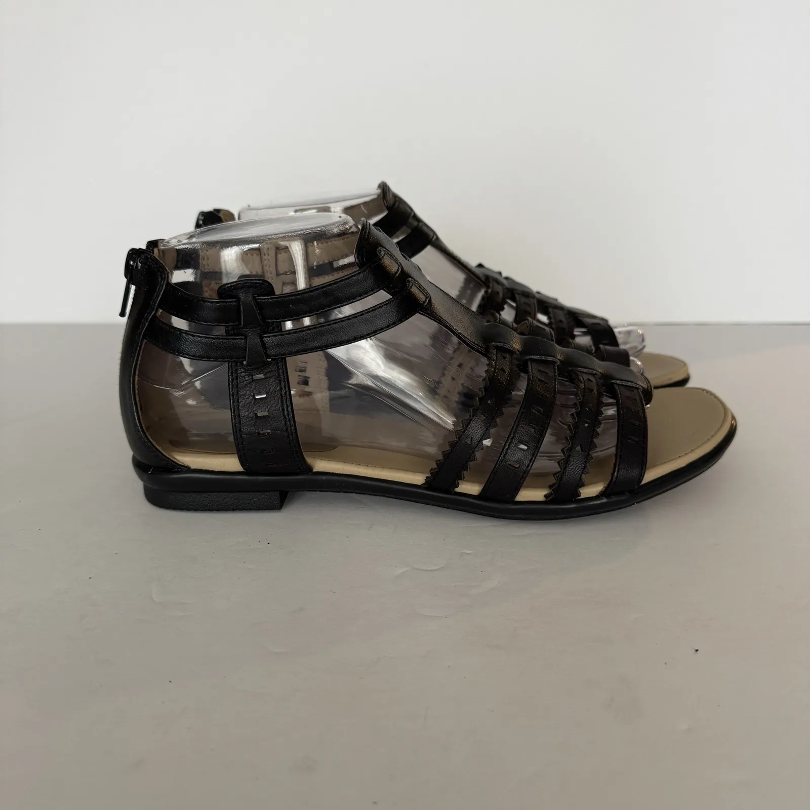 Easy Spirit‎ Sandal Women 8 W Black Karelly Strappy Casual Neutral Minimalist - Image 2