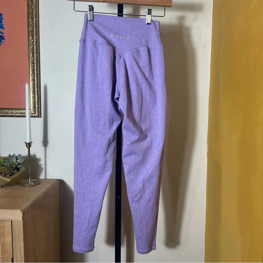 Ptula Bare II Leggings Soft Iris Purple V Back Active Athletic Gym Yoga Size XS - Image 5