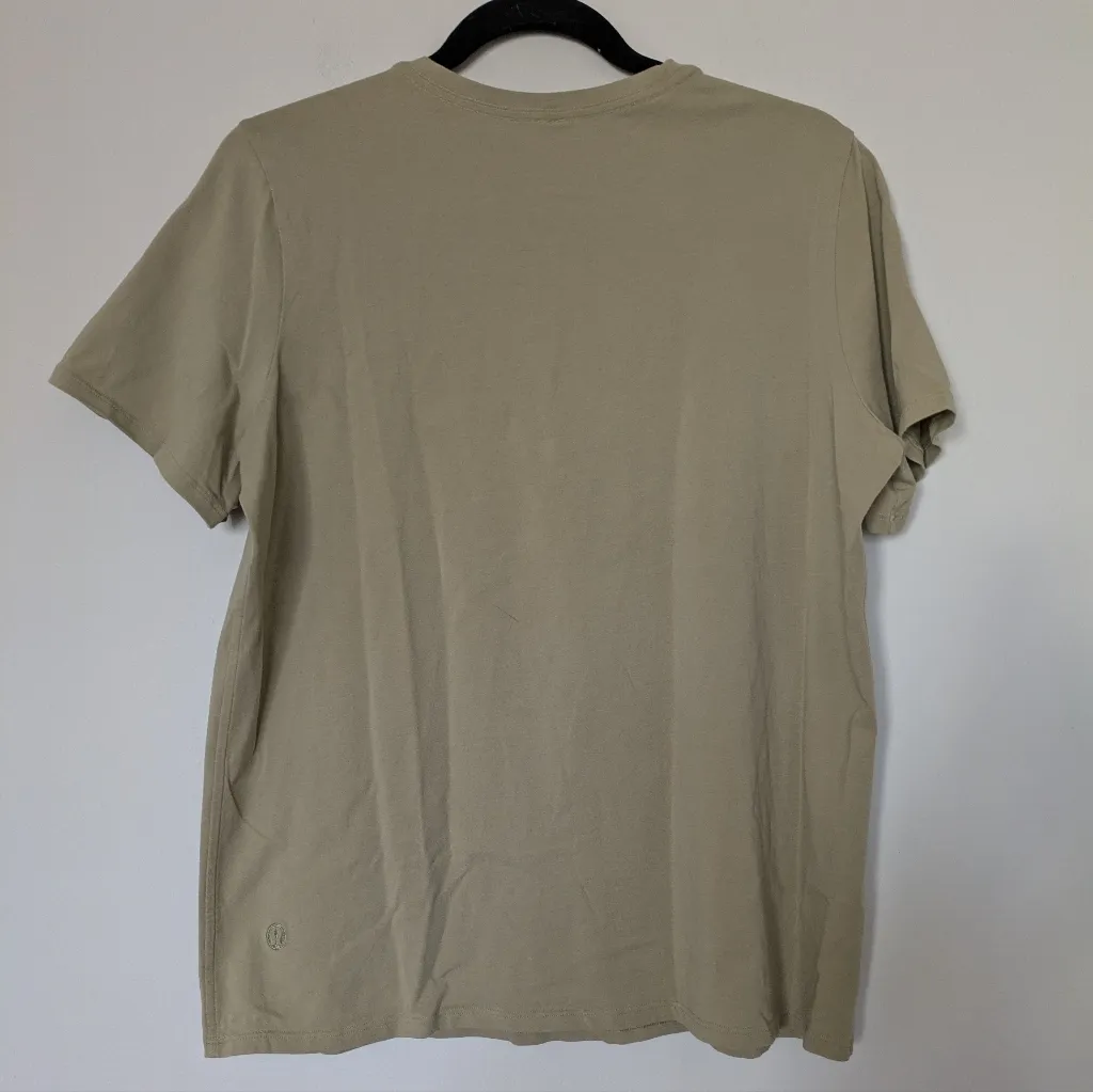 Lululemon Organic Cotton Straight-Hem Crewneck T-Shirt Sz L - Image 4