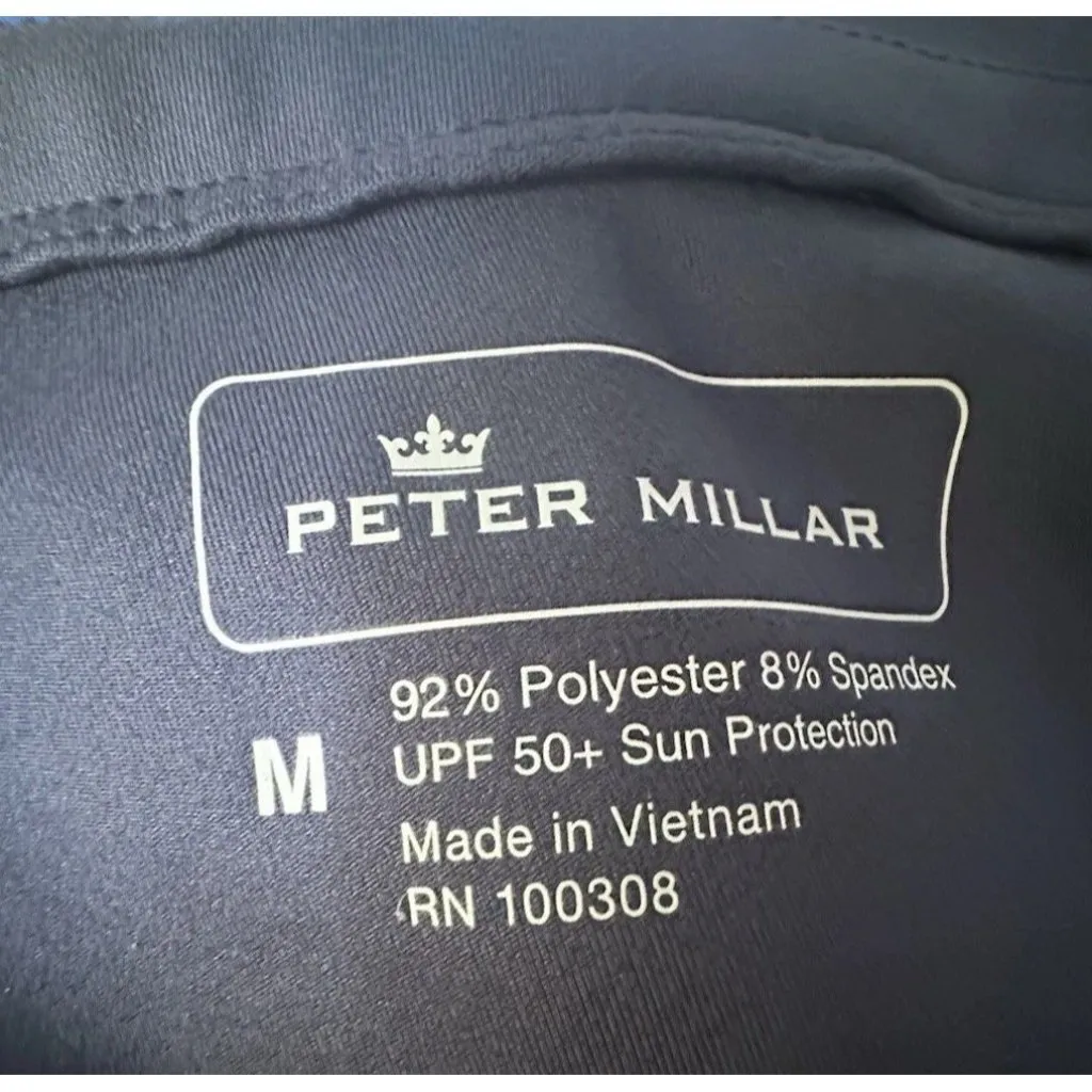 Peter Millar Laura Womens Wrap Skort Performance Golf Tennis Sapphire Blue Sz M - Image 3