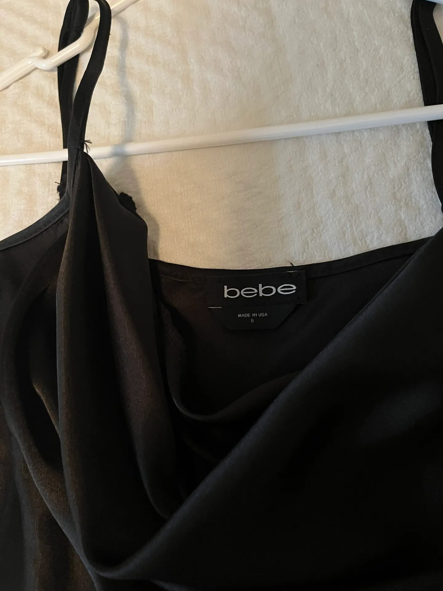 Bebe Black Midi Dress - Image 3