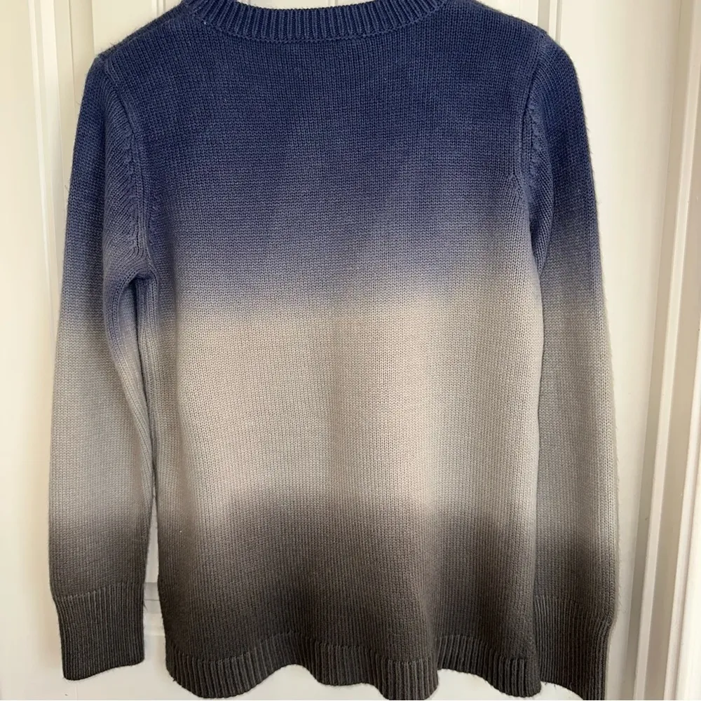 Simply vera by vera Wang, long sleeve, blue/gray sweater women’s small - Image 12