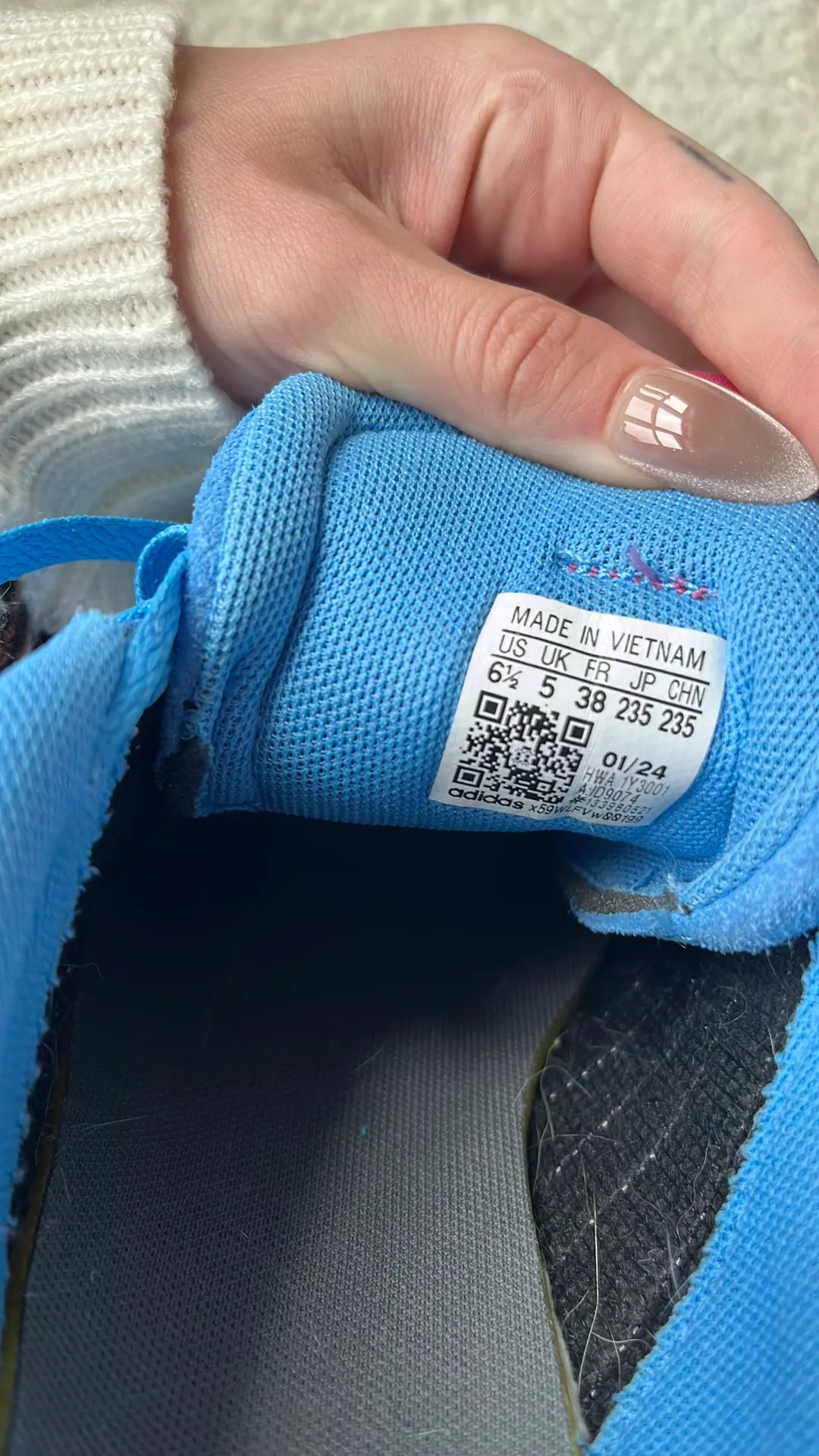 Adidas Blue Burst VL COURT 3.0 SHOES - Image 10