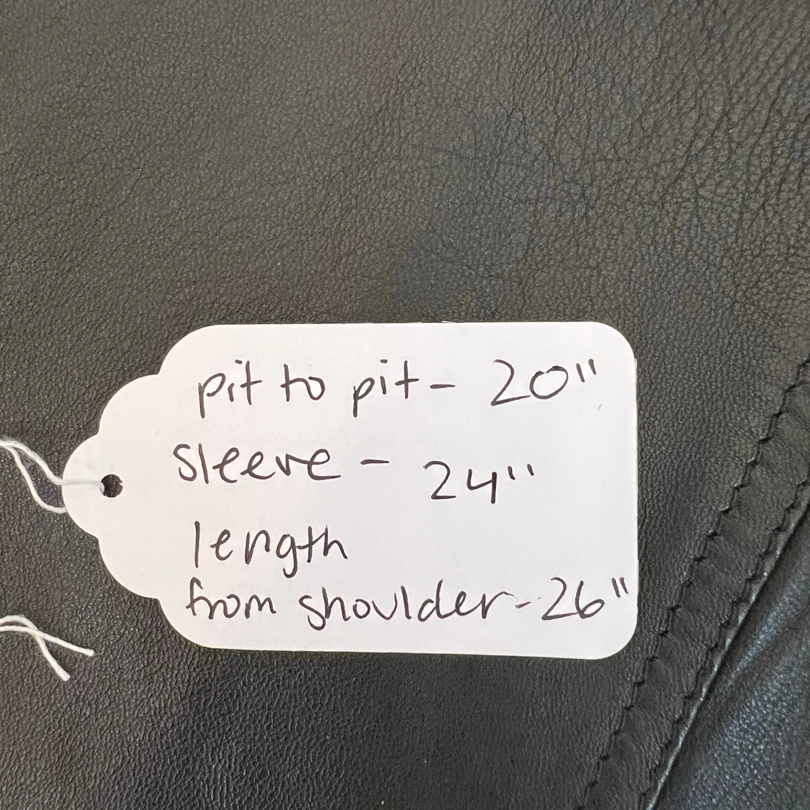 Vintage GAP Button Up Black Leather Jacket Women’s Size Medium Y2K - Image 12