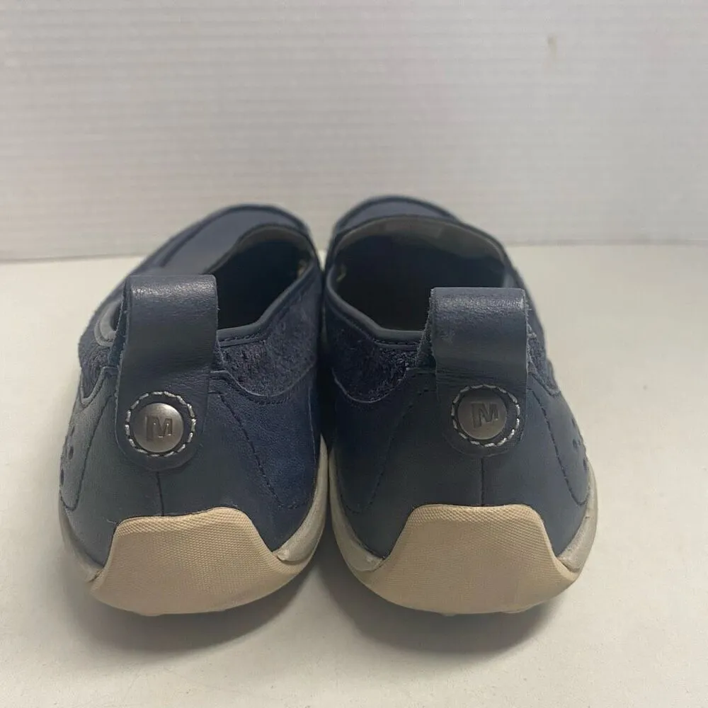 MERRELL Women’s Salic Ballet Navy Shoes Size 7 Round Toe Perforated Sides - Image 8