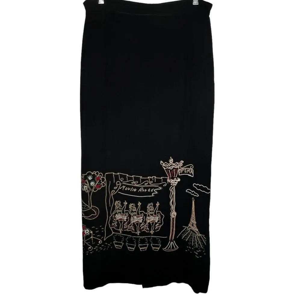 Vintage Palisades Three‎ Piece Skirt Set Black - Image 9