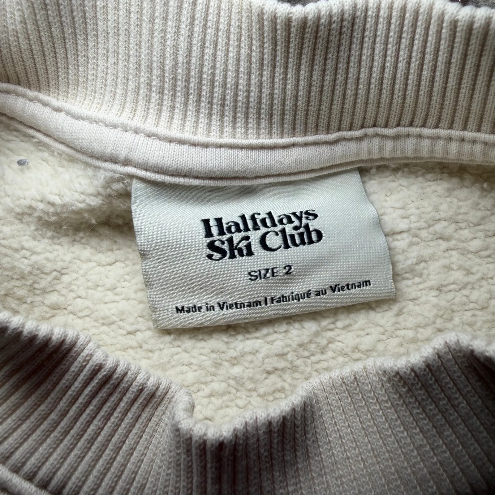 Halfdays Ski Club Crewneck Size 2 - Image 2