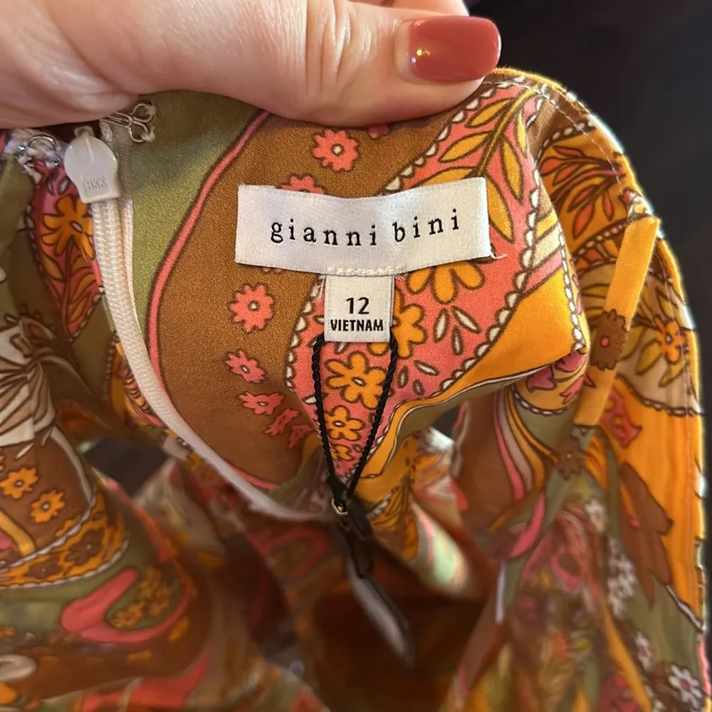 NWT Gianni Bini Ruby Paisley Dress 12 - Image 6