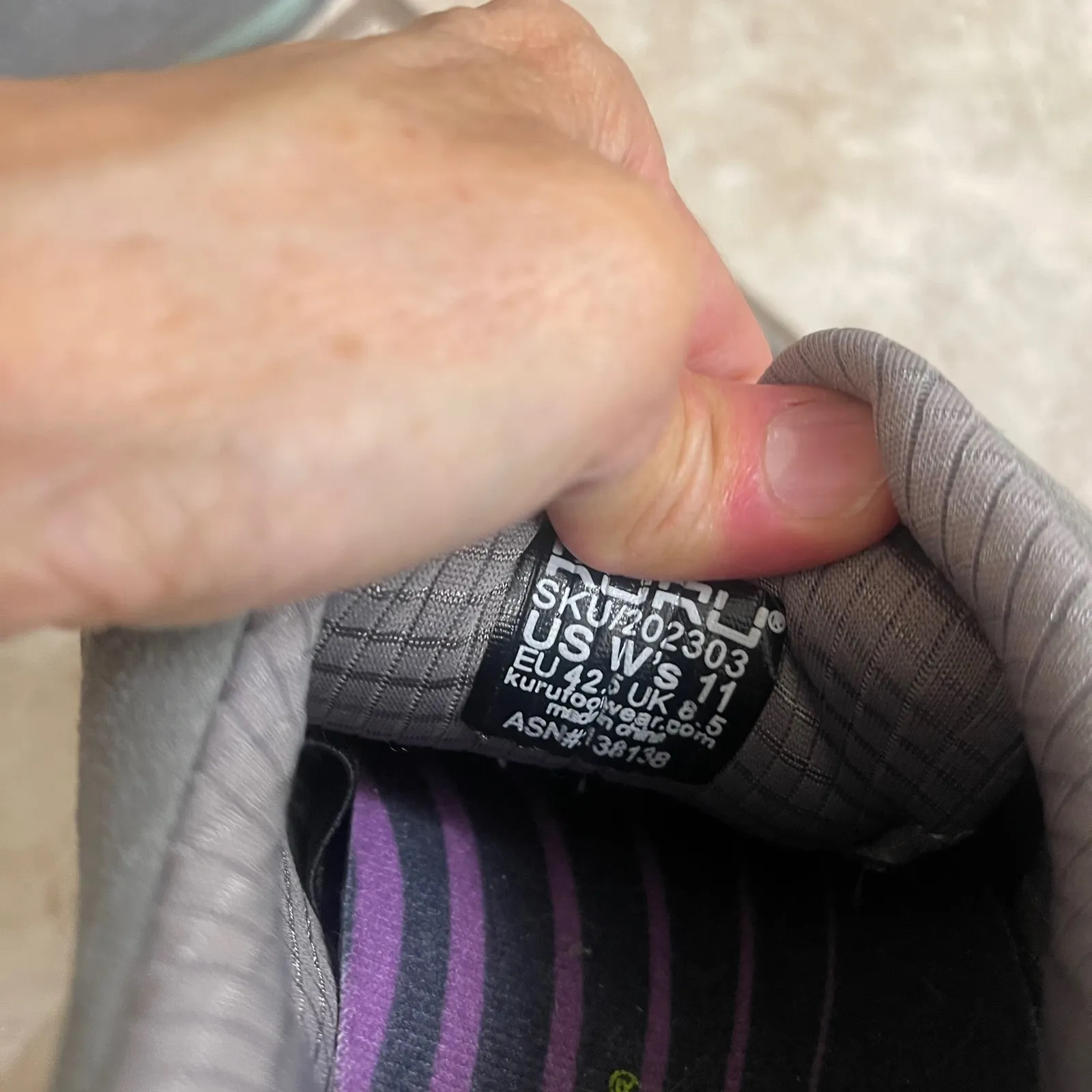 Kuru Savina gray Teal Comfort Lace Up Sneakers Women US 11 EU 42.5 UK 8.5 - Image 7