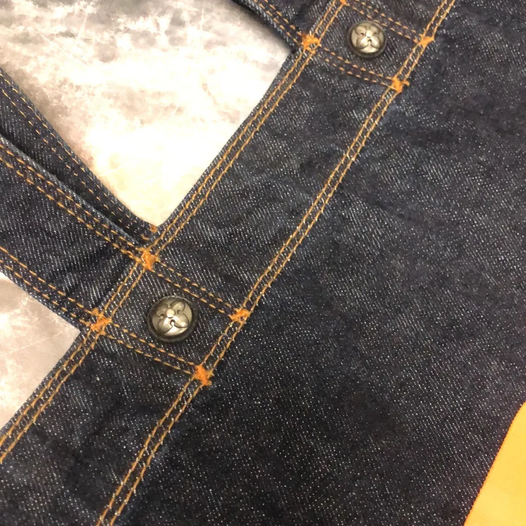 Rock Revival dark denim tote bag‎ carrying case 15” x 16” - Image 2