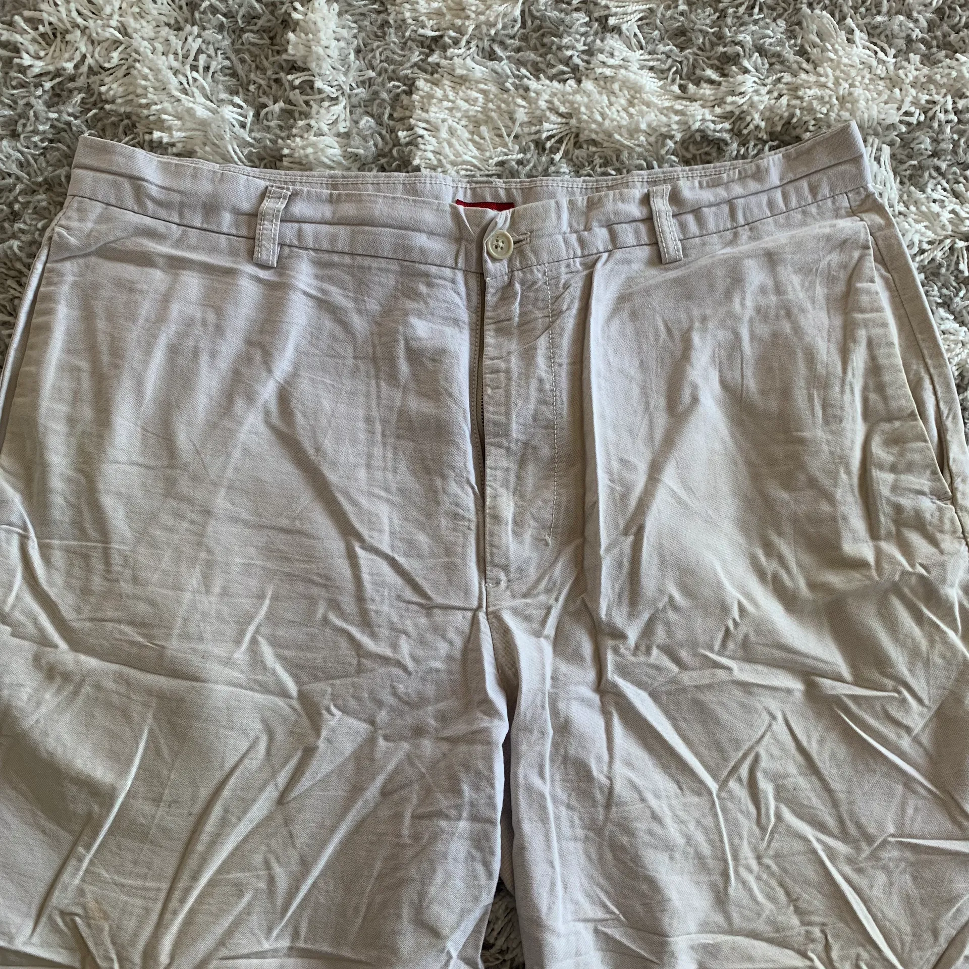 Modern  Beige Earth Tones Classic Golf Shorts - Image 6