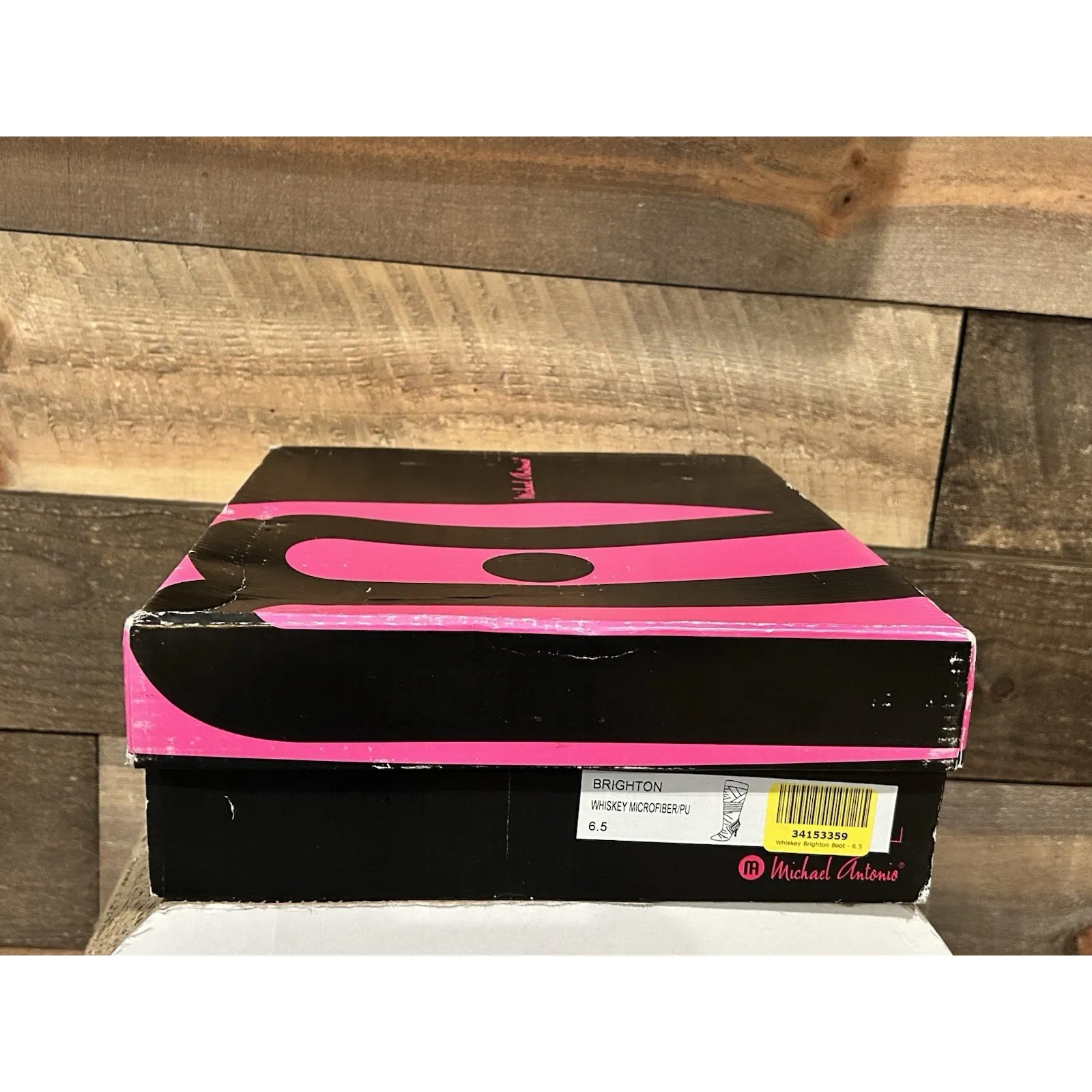 Michael Antonio Knee High Boots Women's 6.5 Tan Faux Leather High Heel - Image 5