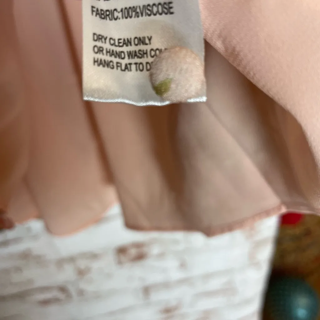 Yumi Kim Pink Floral Tiered Skirt Dress - Image 4