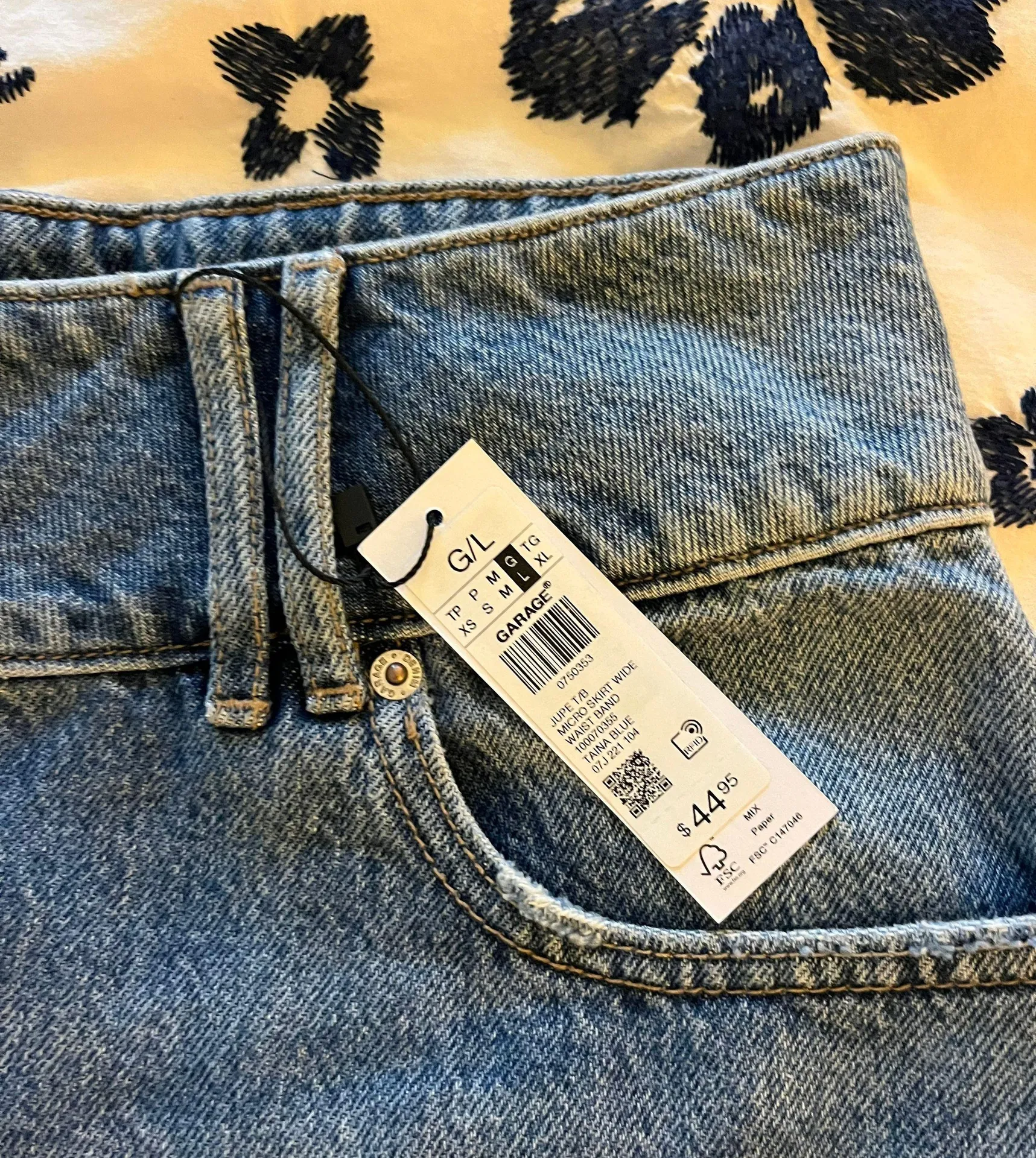 Garage Denim Skirt - Image 3