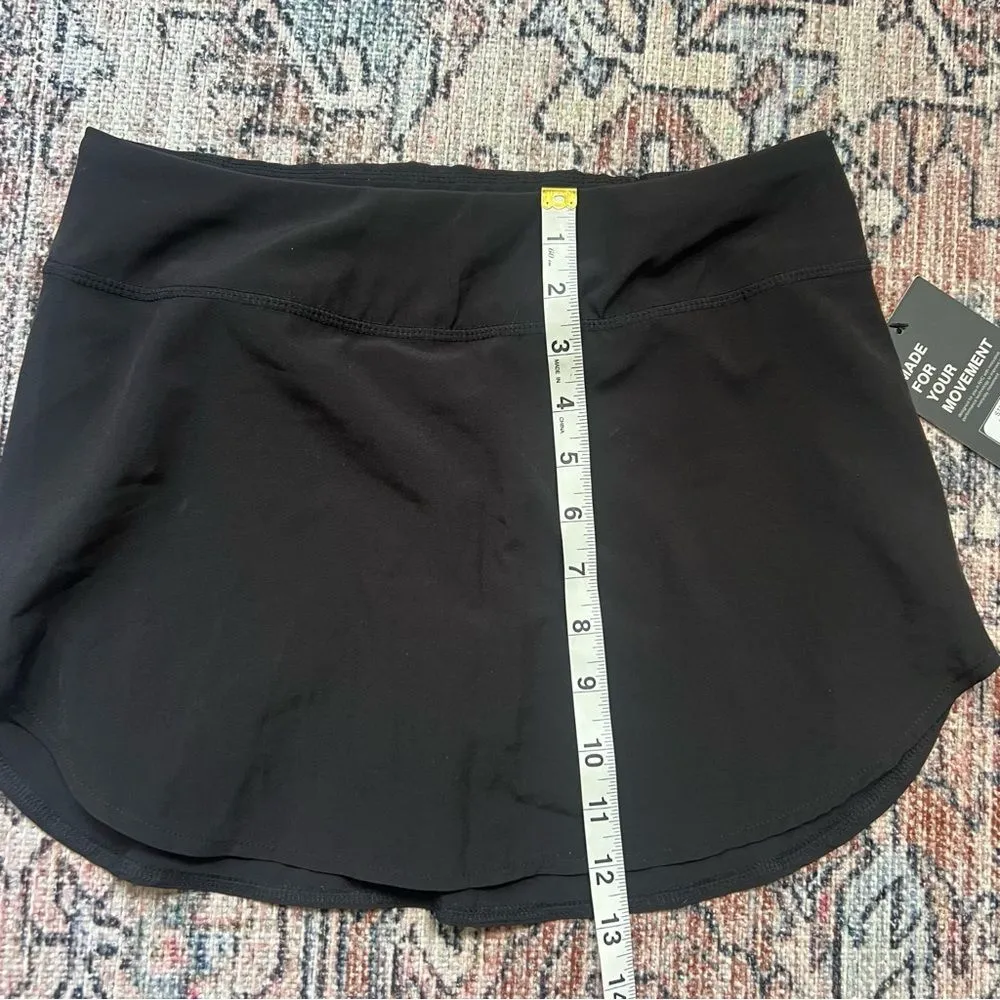 NWT Etonic THE EVERY DAY SKORT Black athletic Skort Size XS Skirt with Shorts - Image 6